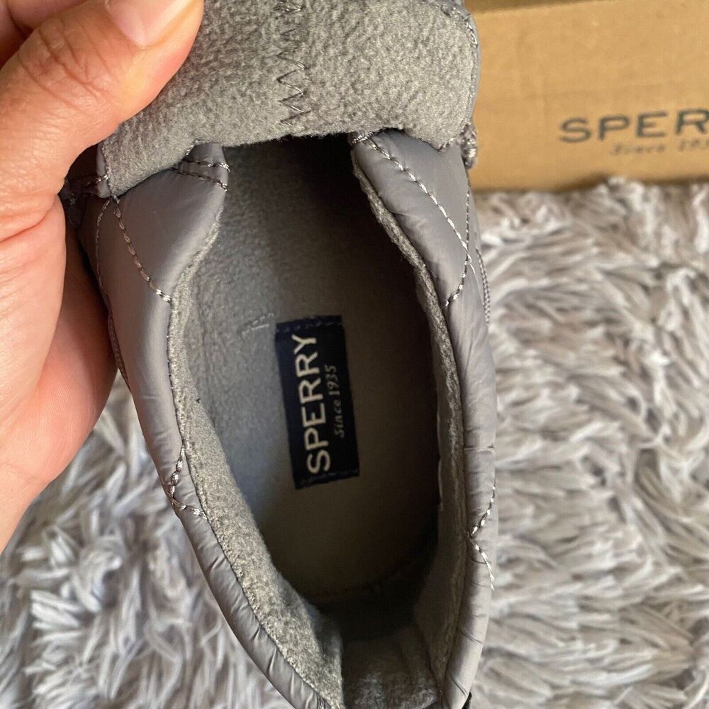 Sperry Women’s Slip On Shoes Lightweig Gray Size 7.5 M Comfort Soft Sneakers NEW - Picture 5 of 16